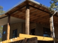 Porch under construction.
